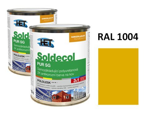 Soldecol PUR SG  2,5 L RAL 1004