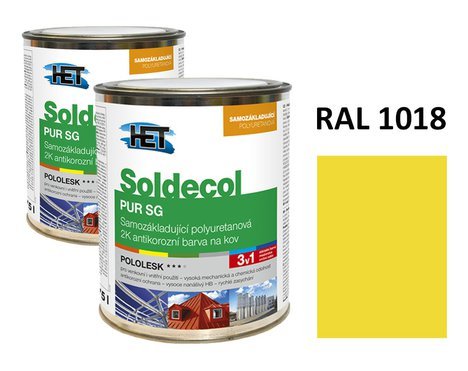 Soldecol PUR SG  2,5 L RAL 1018