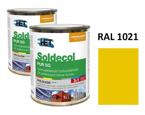 Soldecol PUR SG  2,5 L RAL 1021