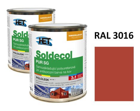 Soldecol PUR SG  0,75 L RAL 3016