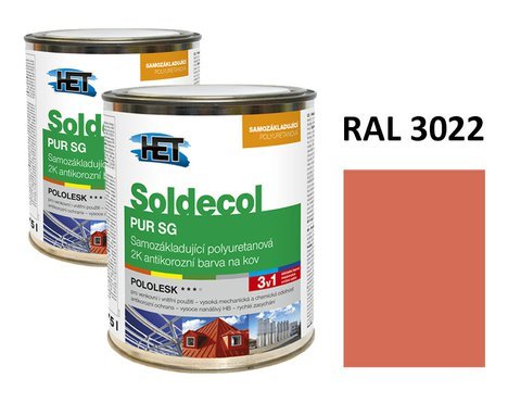 Soldecol PUR SG  0,75 L RAL 3022