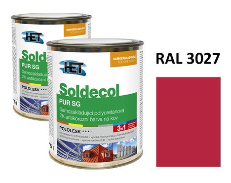 Soldecol PUR SG  0,75 L RAL 3027