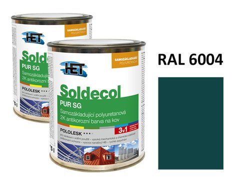 Soldecol PUR SG  0,75 L RAL 6004