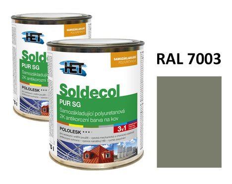 Soldecol PUR SG  0,75 L RAL 7003
