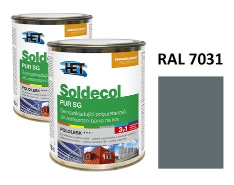 Soldecol PUR SG  0,75 L RAL 7031