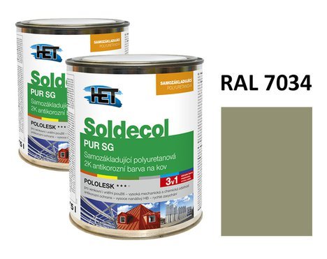 Soldecol PUR SG  0,75 L RAL 7034