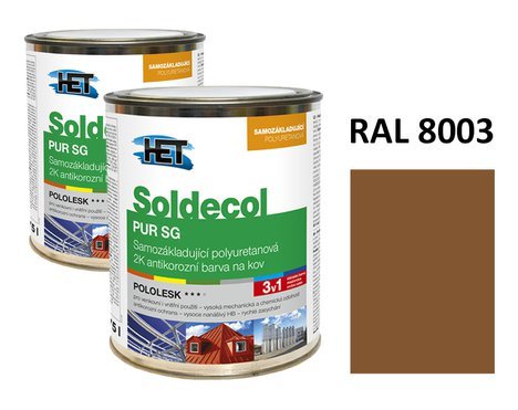 Soldecol PUR SG  0,75 L RAL 8003