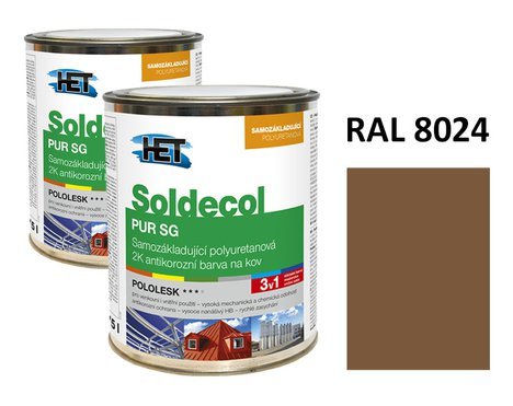 Soldecol PUR SG  0,75 L RAL 8024