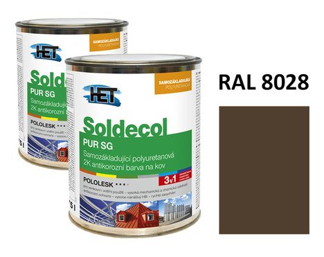 Soldecol PUR SG  0,75 L RAL 8028