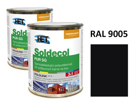 Soldecol PUR SG  0,75 L RAL 9005