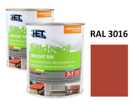 Soldecol UNICOAT SM 0,75 L RAL 3016