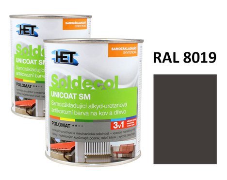 Soldecol UNICOAT SM 0,75 L RAL 8019