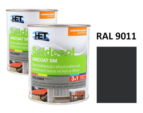 Soldecol UNICOAT SM 0,75 L RAL 9011