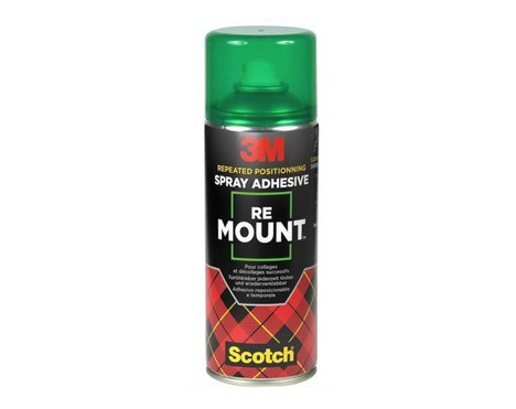 3M ReMount Spray 400 ml | snímatelné lepidlo ve spreji | nový design