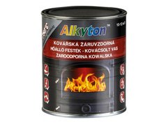 Alkyton žáruvzdorná barva  0,75 L  kovářská černá (antracit)