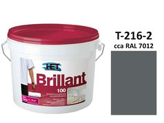 BRILLANT 100 | 3 kg | interiérová barva | odstín T-216-2 (cca RAL 7012 středně šedý)