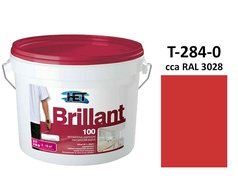 BRILLANT 100 | 3 kg | interiérová barva | odstín T-284-0 (cca RAL 3028 čerevený ohnivý)