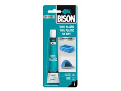BISON Vinyl Plastic 25 ml + transp. záplata | pružné lepidlo na měkčené plasty (např. PVC)