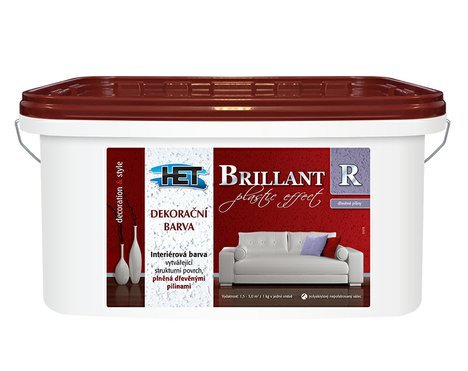 Brillant R 5 kg - dekorační barva s pilinami