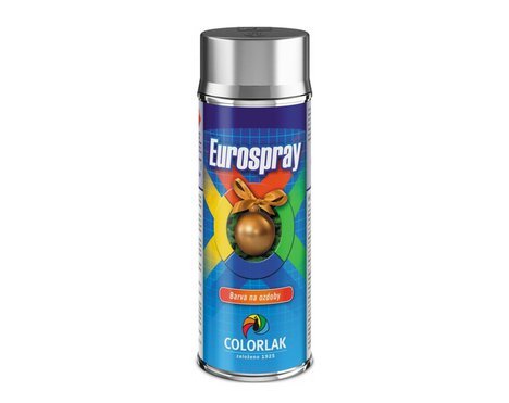 Spray na ozdoby stříbrná 400 ml (Colorlak EUROSPRAY)
