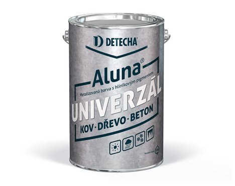 Detecha Aluna univerzál | hliníkový nátěr na kov, dřevo i beton | 4kg