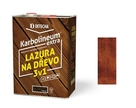 DETECHA Karbolineum Extra | Kaštan | 8 kg