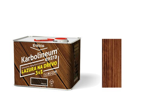 DETECHA Karbolineum Extra | Ořech | 3,5 kg