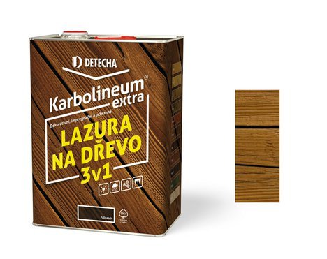 DETECHA Karbolineum Extra | Ořech | 8 kg