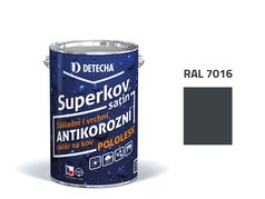 Detecha Superkov Satin | barva na kov | RAL 7016 šedý antracit | 5 kg