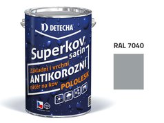 Detecha Superkov Satin | barva na kov | RAL 7040 pastelově šedý | 20 kg