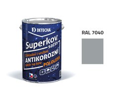 Detecha Superkov Satin | barva na kov | RAL 7040 pastelově šedý | 5 kg