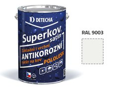 Detecha Superkov Satin | barva na kov | RAL 9003 bílý | 20 kg