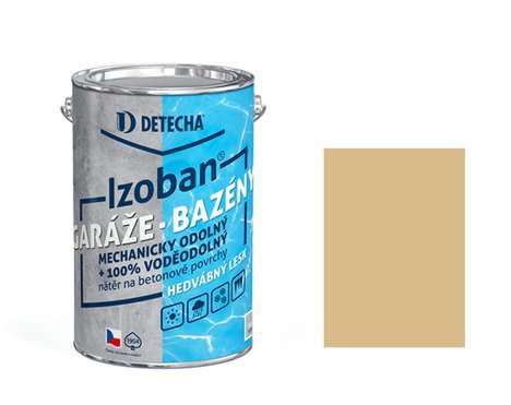 Detecha IZOBAN, barva na beton, RAL1001 béžový 5 kg TOP