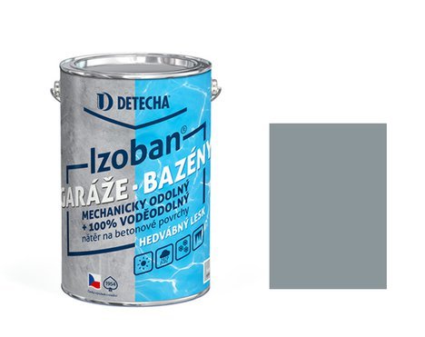 Detecha IZOBAN, barva na beton | šedý 5 kg
