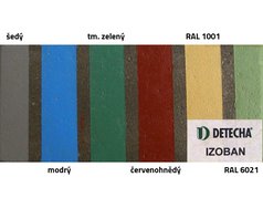 Detecha IZOBAN | jednosložková barva na beton | 7 odstínů k výběru | vzorník