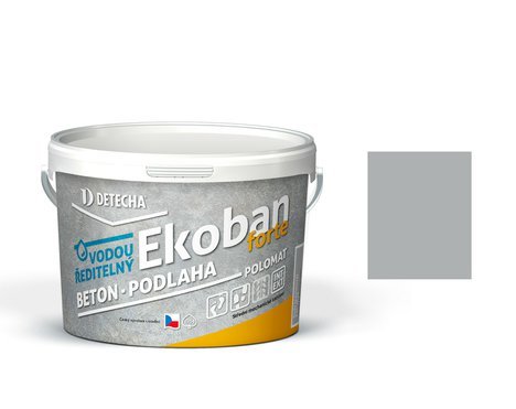 Detecha EKOBAN Forte | barva na beton | šedý cementový RAL 7044 | 2,5 kg