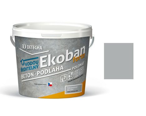 Detecha EKOBAN Forte | barva na beton | šedý cementový RAL 7044 | 5 kg