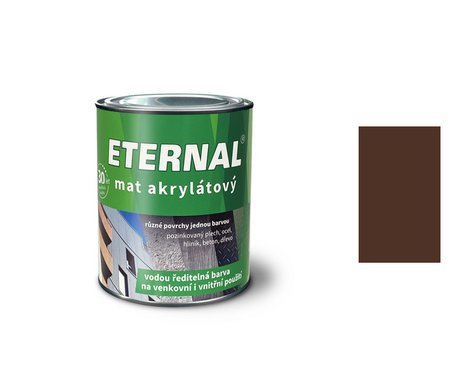 ETERNAL mat akrylátový 0,7 kg  tmavě hnědá 09