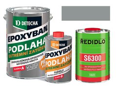 Detecha Epoxyban 20 kg RAL 7045 (stř. šedý) | výhodná sada včetně ředidla S 6300 4 L