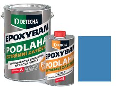 Detecha Epoxyban 20 kg RAL 5012 (modrý) | barva na beton lesklá | sada A 16 kg + B 4 kg
