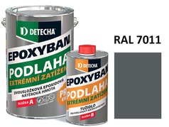 Detecha Epoxyban 20 kg RAL 7011 (tm. šedý) | barva na beton lesklá | sada A 16 kg + B 4 kg