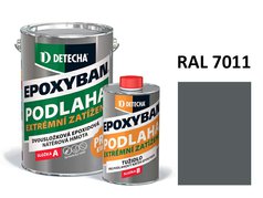 Detecha Epoxyban 5 kg RAL 7011 (tm. šedý) | barva na beton lesklá | sada A 4 kg + B 1 kg