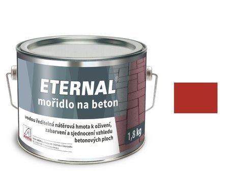 ETERNAL mořidlo na beton 1,8 kg červená