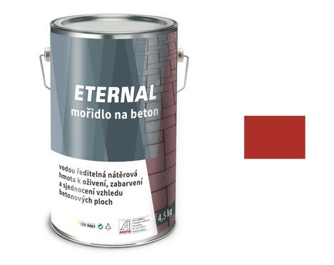 ETERNAL mořidlo na beton 4,5 kg červená