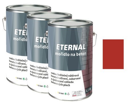 ETERNAL mořidlo na beton 13,5 kg červená