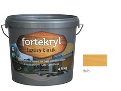 FORTEKRYL lazura KLASIK 4,5 kg dub