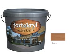 FORTEKRYL lazura KLASIK 4,5 kg ořech