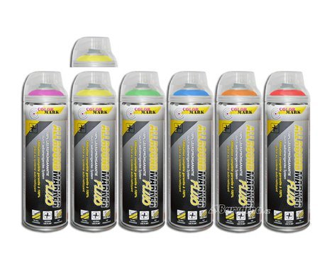 Značkovací sprej žlutý Colormark Fluo 360°  500 ml