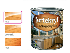 FORTEKRYL interiérový lak  LESK 0,7 kg