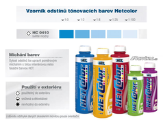 Hetcolor sv. modrá 0410 tónovací barva 350 g